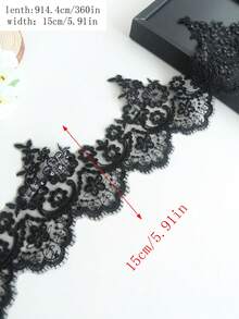 New Multicolor Selectable Car Bone Embroidered Crystal Piece Lace Edging Fabric, Glass Yarn Material, DIY Clothing, Textile Home Decor Supplies - Length:91.44cm/Width:14cm - Multicolor - View 24