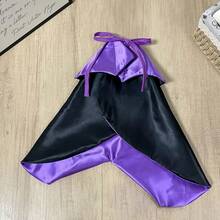 1pc Gothic Style Red & Black Contrast Pet Vampire Cape Costume Halloween Halloween Costumes - Multicolor - View 13