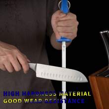 超细碳化钨磨刀棒 – 适用于厨房刀具、厨师刀具和肉类加工刀具的磨刀棒 - 35號磨刀棒 - 查看 5