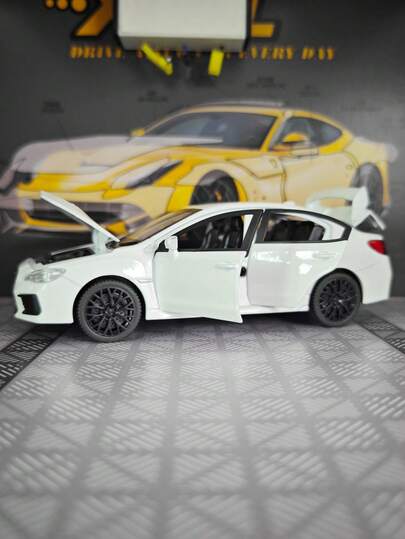 YCMODEL A Simulation Alloy Car Model Of A Japanese High-Performance Urban Off-Road Vehicle, With A Body Made Of Zinc Alloy Material. On Both Sides Can Be Opened, And The Front Hood And Trunk Door Can Also Be Opened. The Car Model Has Simulated Sound And Lighting Functions, With Rich Details, Fine Workmanship, And Good Quality. It Is Suitable For Collection And As A Birthday Gift For Friends