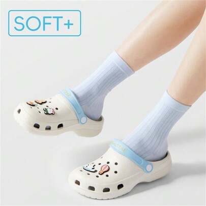 Sandalias de mujer tipo pantuflas de Maltés de Miniso, con diseño de perrito lindo, zapatos de verano cómodos y casuales para mujer, ideal como regalo