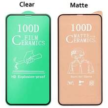 Mida Style Matte Hydrogel Film Compatible With IPhone 1 Piece Anti-Fingerprint - Clear - View 2