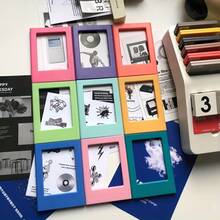 10件套磁性相框 - 2x3迷你相框，冰箱贴/钱包大小，适用于家居办公装饰 | 冰箱贴，迷你相框，相框，迷你相框，钱包大小相框 - 彩色 - 查看 6