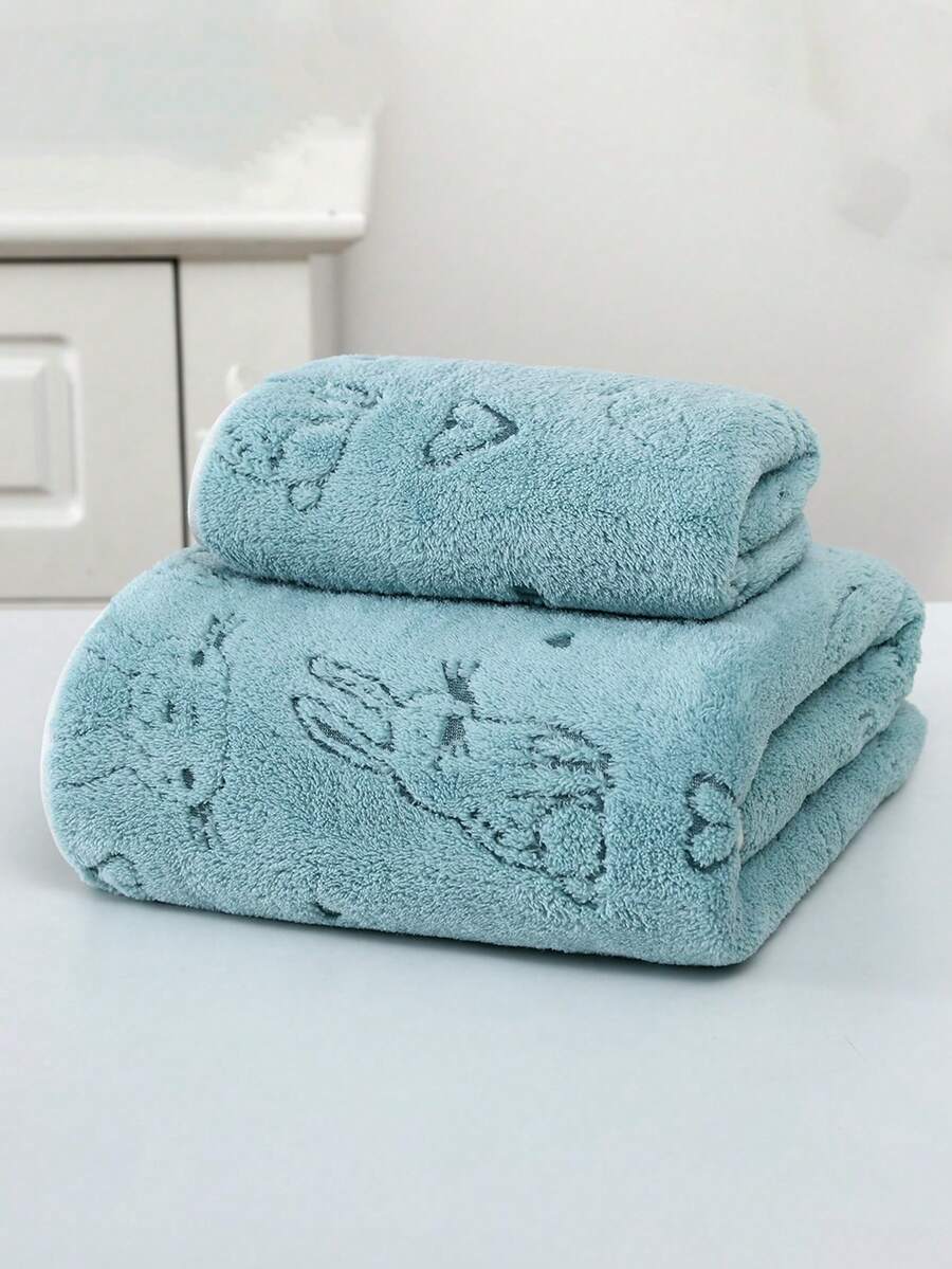 1 chiếc khăn lông cừu san hô mềm mại và thấm hút, nhanh khô, tình yêu lãng mạn, họa tiết hoa hồng hoặc bướm jacquard, món quà lý tưởng cho ngày lễ tình nhân dành cho người thân yêu - Khăn mặt hoặc khăn tắm Khăn tắm cho thẩm mỹ viện, khách sạn thể thao, đồ dùng thiết yếu trong gia đình, khăn tắm, khăn tắm chăm sóc da