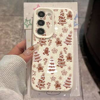 1 件 TPU 材质圣诞树图案手机壳适用于 /Redmi 手机