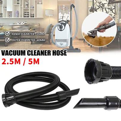 NetHong Long 2.5/5M Vacuum Cleaner Hoo-Ver Nuflex Hose Pipe For Numatic Henry Hetty 32mm