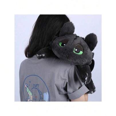 Universal Pictures 20英寸巨型无牙仔毛绒玩具，可爱无牙仔毛绒玩具，柔软毛绒抱枕，萌萌的夜煞毛绒玩具，送给孩子和朋友的生日礼物