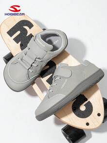 HOBIBEAR 1 Pair Kids Minimalist Barefoot Shoes, Comfortable Outdoor Walking Shoes For Boys & Girls, Suitable For All Seasons - Grey - View 5