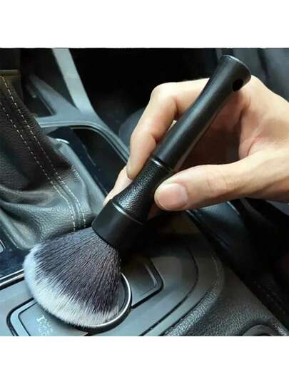 1pc Car Cleaning Brush Detail Small Car Interior Cleaning Tool Air Conditioning Outlet Cleaning Brush