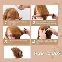三件套卷发器套装，缎面无热卷发器套装，包含卷发棒、头带卷发器和电卷发器，可睡眠时使用，高回弹橡胶填充，柔软舒适，美发工具，美发用品，旅行必备，旅行，理发师，发型师，理发师配件，情人节礼物，美发用品，发型师，理发店，沙龙，度假必备，美发产品，理发店，情人节礼物，女士旅行必备，发型师工具 - 杏色 - 查看 4