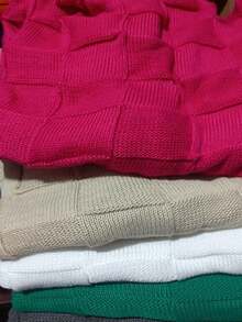 Women Sweaters - Beige - View 3