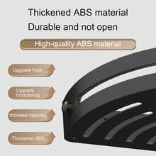 1 pieza/2 piezas/3 piezas Estante de ducha de esquina, Estante de almacenamiento de baño negro, de gran capacidad montado en la pared, sin necesidad de perforar, Estante de champú montado en la pared, Toallero de baño montado en la pared, Soporte triangular montado en la pared, Estante de almacenamiento de baño autoadhesivo, Estante de almacenamiento de ducha