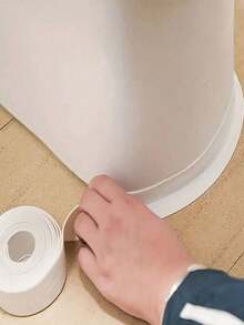 1Roll Of 3.2m Long PVC Home Decoration Sealing Strip, Decorative Sealing Tape, Used For Kitchen Accessories, Bathroom Shower And Bathtub Sealing Strip, Tape Sealing Strip, Self-Adhesive Waterproof Wall Sticker, Sink Edge Tape (2.2cm/0.87inch)