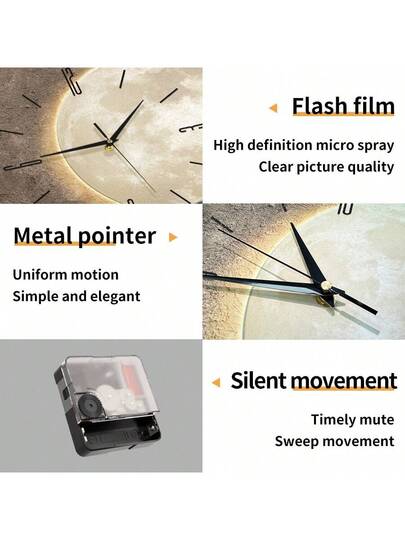 Wandklok Modern 0d9b view 4