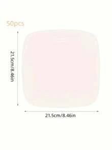 50pcs Parchment Paper Sheets Pre-Cut Baking Parchment,Non-Stick Kitchens Cookie Baking Paper,For Oven Grilling Air Fryer Steaming Bread Cake Cookie Meat Pizza,Non-Stick Greaseproof Paper Sheets,Oil Coated Cake Tin Liners For Air Fryer Oven Pan Cooking Steaming Back To School