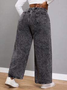 Elegant Straight Leg Boyfriend Black Jeans Casual Fashion Slimming Daily Outfits Vintage Denim Plus Size Long Pants For Women Summer