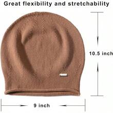 Women Beanie Hat - Coffee - View 4