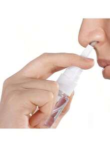 100x 10ml Empty NASAL Pump Spray Bottle Plastic Fine Mist Sprayers Refillable - Clear - View 5