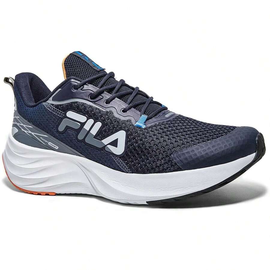 Fila Racer Comet Men's Sneakers - Navy And Orange - 藏蓝色 - 查看 1