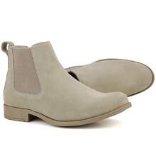 Men's Chelsea Boot Country Leather Suede - Beige - View 8