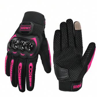 suomy Lady Pink Motorcycle Riding Gloves Summer Women Breathable Motocross Racing Gloves Motorbike Bicycle Cycling Moto Gloves Female