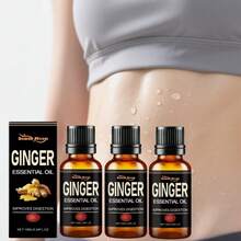 4/2/1pc Ginger Body Essential Oils - Aromatherapy Nourishes The Body, Perfume For WomenTightens Skin, Massages Whole Body With Aromatherapy Essential Oil. - Ginger - View 10