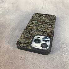 Camouflage Pattern Design, Imitation Liquid Mobile Phone Case, Large Hole Ultra-Thin Skin-Friendly Feel Shell, Suitable For IPhone 11/11pro/11promax/12/12pro/12promax/13/13pro/13promax/14/14plus/14pro/14promax/15/15plus/15pro/15promax/16/16plus/16pro/16promax, Fashionable And Durable, Anti-Fall Protective Cover - 黑色 - 查看 3