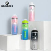 ROCKBROS 1 botol air minum berinsulasi 620ml - Desain insulasi tiga lapis, bodi botol PP5 + corong TPE + busa polietilen, ideal untuk bersepeda jarak jauh, mendaki gunung & hidrasi perjalanan sehari-hari, aksesori olahraga penting. - MultiWarna - View 1