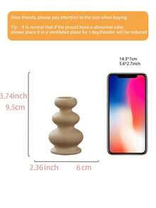 1 sfeșnic ceramic vintage, suport pentru lumânări în stil roman minimalist, accesoriu de decor pentru casă, potrivit pentru cina la lumina lumânărilor, cadou potrivit pentru decorarea camerei de zi și a dormitorului