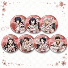 1 Piece, Spell Back To Battle Haikyu Badge, Expression Pack, Tinplate Laser Bar, 58mm Badge, Pin, Brooch, DIY Button Technology.