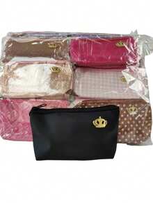 KIT 24 Bolsinha Feminina Mini Necessaire Porta Moedas Dinheiro Cartão Documento Lembrancinha Festas Aniversario Natal Brindes
