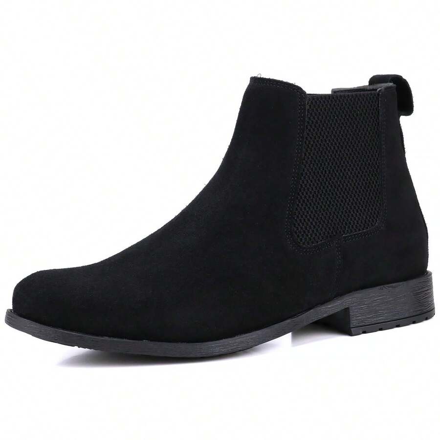 Men's Chelsea Boot Country Leather Suede - Black - View 1