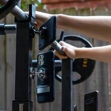 Dual-Sided Magnetic Phone Holder For Fitness, Firmly Attaches To Your Phone, 360° Rotation For Viewing In Any Position, Frees Up Your Hands, Includes Iron Plate Accessories For Better Effect Compatible With IPhone, Android Phone, Gift For Birthday, Family, Friends Phone Stand Phone Accessories - Multicolor - View 4