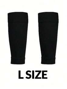 1 双男女通用运动腿部压缩套，弹性足球腿部保护器腿部保暖套，小腿套压缩腿部保暖套，无脚套，适用于儿童训练腿部支撑 - 彩色 - 查看 19