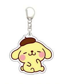 Sanrio Sanrio Kuromi Keychain Pendant, Cute Big Eared Dog, Melody Backpack Ornament Halloween Accessories Teachers Day Christmas Gift Ideas Bag Lanyards With Id Holder Car Accessories Bag Charms