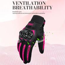 suomy Lady Pink Motorcycle Riding Gloves Summer Women Breathable Motocross Racing Gloves Motorbike Bicycle Cycling Moto Gloves Female - Pink - View 6