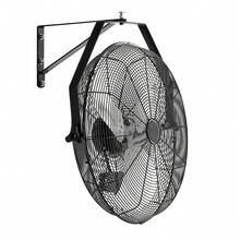 20 Inch Industrial Wall Mount Fan, High Velocity 4650 CFM Indoor Fan With 3 Speeds,  Powerful Motor Garage Wall Fan With Aluminum Blades For Workshop, Warehouse, Greenhouse, Commercial