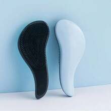 1pc S-Shaped Plastic Hair Comb - Anti-Knotting & Anti-Static Detangling Brush For Women & Pets, 6 Vibrant Colors (Blue/Pink/Purple/Green/Yellow/White) - Gentle On Normal Hair, Home & Salon Use, Pet Grooming Comb, Sleek Comb Design, Smooth Finish, Durable Hairbrush, Professional Stylists