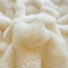 1pc Thickened Plush Duvet Cover, Faux Rabbit Fur Soft & Fluffy Single Duvet Cover, Without Pillow Case, Soft & Comfortable, Machine Washable, Suitable For Bedroom, Dorm, Autumn/Winter
