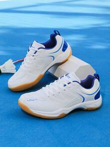 Zapatillas de bádminton para hombres, de nueva tela de malla transpirable, antideslizante, amortiguación de impactos, zapatillas deportivas duraderas para bádminton, tenis, entrenamiento de tenis de mesa