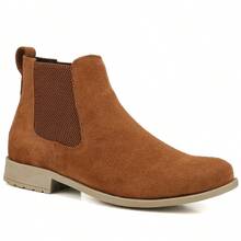 Men's Chelsea Boot Country Leather Suede - Camel - View 4