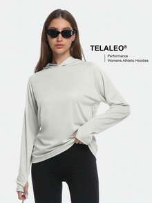TELALEO 5 Pack Women's Sun Protection Hoodie UPF SPF Long Sleeve Hiking Fishing Athletic Shirts Lightweight Rash Guards - Nhiều màu - Xem 2