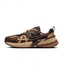 Nike Nike Supportive Wall Grip Lightweight Comfortable Sturdy Men's Chunky Sneakers, New Abrasion-Resistant Patchwork Design Casual Sneakers For Daily Wear, V2K RUN Fashionable Retro Casual Sports Shoes, Unique Non-Mainstream Style, HQ3445-222