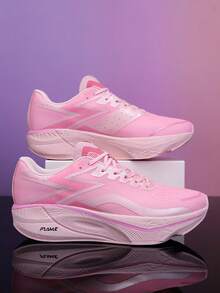 Men's Lightweight Breathable Cross-Training Sneakers - Low-Top Athletic Shoes With Shock Absorption, Arch Support And Non-Slip Sole Design, Suitable For Gym, Running, Hiking, Casual And Outdoor Activities - Pink - View 14