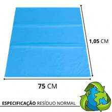 Blue Reinforced Garbage Bag Sizes 15, 30, 50 And 100 Liters - AZUL100L - Ver 4