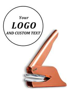 1 Pc Embosser Stamp, Custom Initials Book Embosser Stamp, Personalized Library Stamp, Scrap Booking Embosser, Personalized Envelopes Embosser, Handheld Embosser, Initials Embosser Stamp, Date Embosser, Wedding Embossing Stamp, Paper Embossing Stamp, Clients For Anniversaries, For Weddings, For Graduation, For Business/Work/Office Modern - Single Piece - View 19