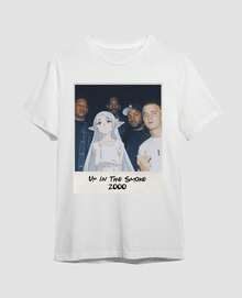 Sousou No Frieren Elfa Meme Rappers Gangster Anime Streetwear Otaku Aesthetic T-Shirt - 白色 - 查看 3