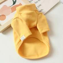 Camisa de forro polar para perros para otoño e invierno, adecuada para osos de peluche, bichones, pomeranos y otros perros pequeños, así como gatos. Es un estilo de invierno cálido, interior y ajustado, adorable