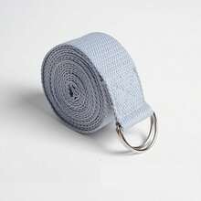 1 件瑜伽阻力带，带金属 D 形环，适合普拉提、锻炼、健身、伸展运动