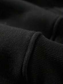 Ropa de béisbol con bandera estadounidense - Sudadera con capucha de béisbol - Negro - Ver 4